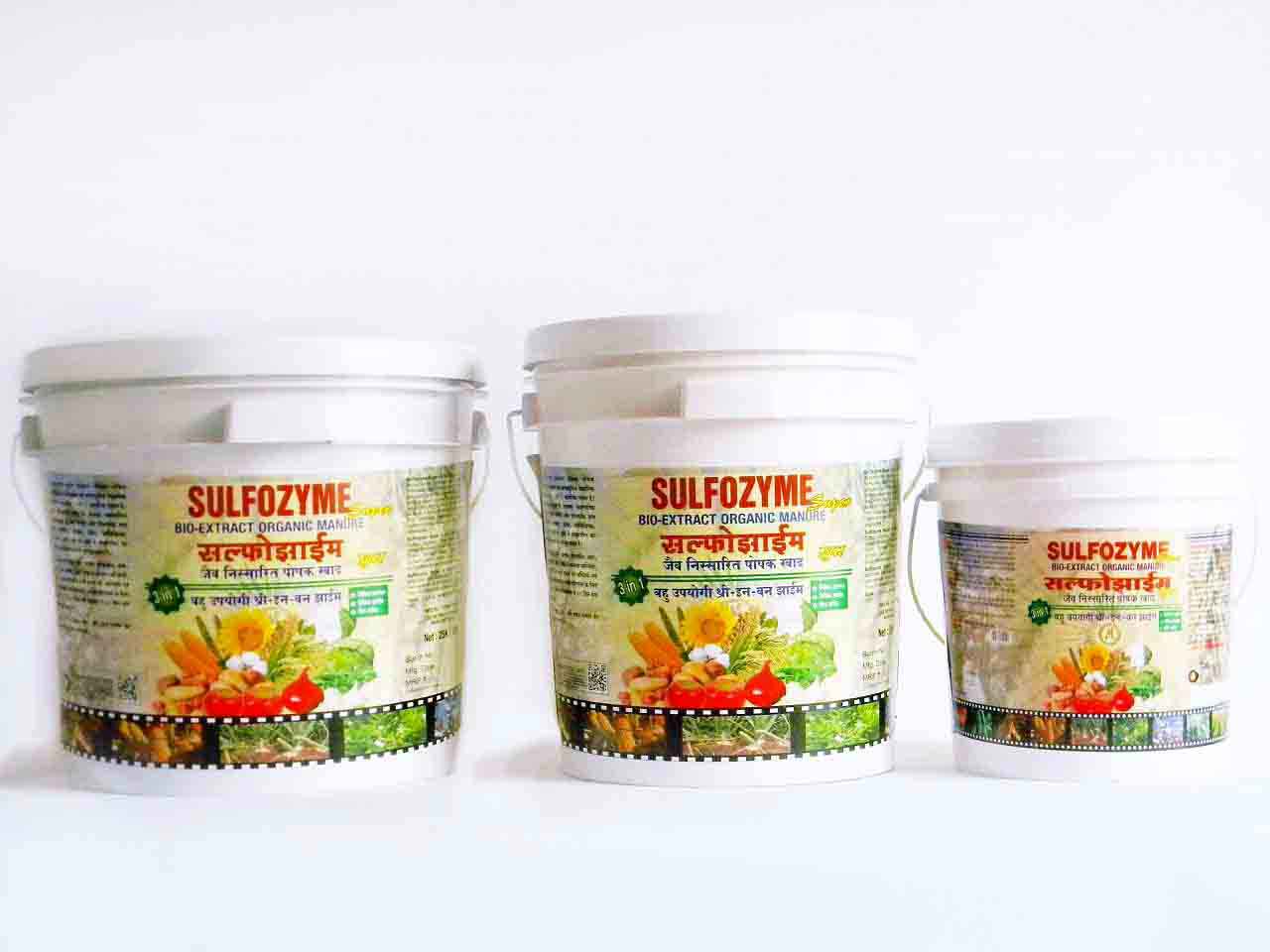 Sulfozyme with neem, sulfur | Zyme Buckets for crops and vegetables
